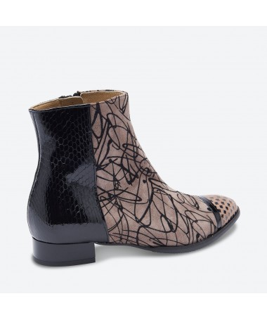 BOOTS TANAGA - Azurée - Women's shoes made in France