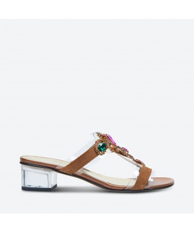 MULE MAKAR pour femme - Azurée - Made in France