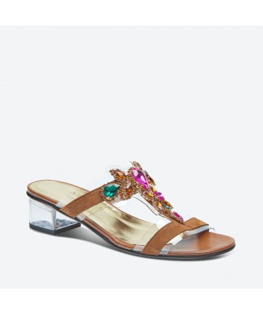 MULE MAKAR pour femme - Azurée - Made in France