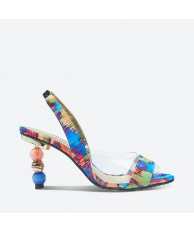 SANDALE MINA pour femme - Azurée - Made in France