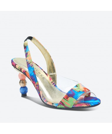 SANDALE MINA pour femme - Azurée - Made in France