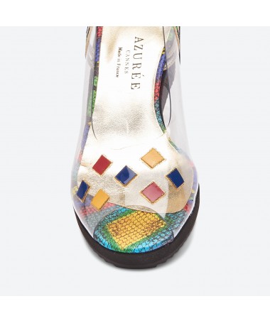 MEDAN - Azurée - Women's shoes made in France