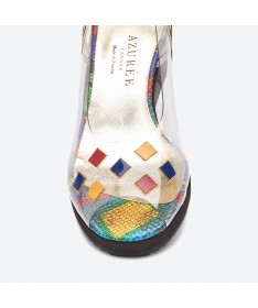 MEDAN - Azurée - Women's shoes made in France