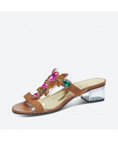 MULE MAKAR pour femme - Azurée - Made in France