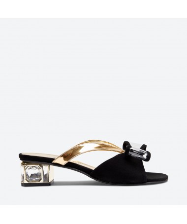 MULE FLASH pour femme - Azurée - Made in France