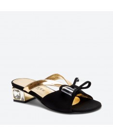 MULE FLASH pour femme - Azurée - Made in France