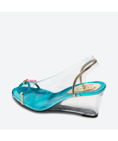 SANDALE MOLIA pour femme - Azurée - Made in France
