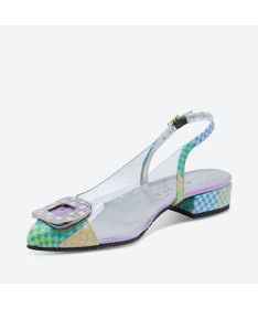 BALLERINE BAYA pour femme - Azurée - Made in France