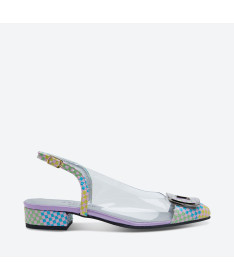 BALLERINE BAYA pour femme - Azurée - Made in France