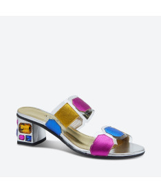 MULE MILIAM pour femme - Azurée - Made in France