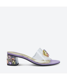 MULE MADO pour femme - Azurée - Made in France