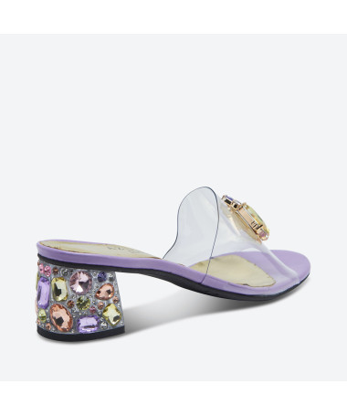 MULE MADO pour femme - Azurée - Made in France