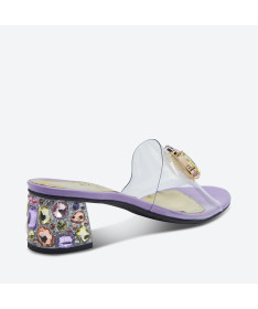 MULE MADO pour femme - Azurée - Made in France