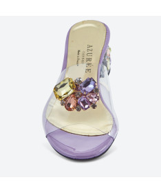 MULE MADO pour femme - Azurée - Made in France