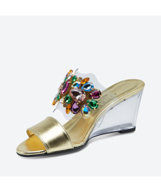 MULE MADAR pour femme - Azurée - Made in France