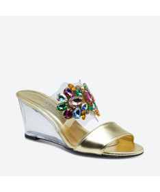 MULE MADAR pour femme - Azurée - Made in France