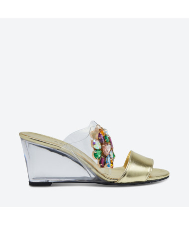 MULE MADAR pour femme - Azurée - Made in France