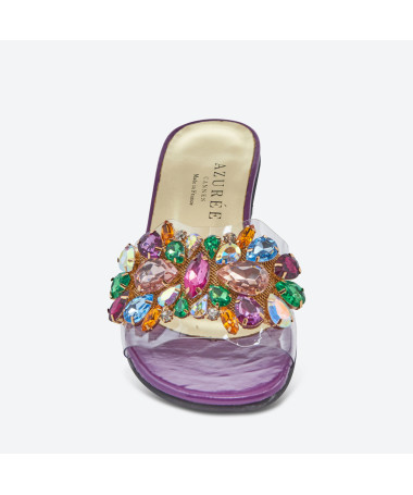 MULE MOFI pour femme - Azurée - Made in France