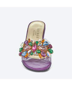 MULE MOFI pour femme - Azurée - Made in France