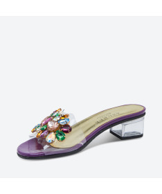MULE MOFI pour femme - Azurée - Made in France