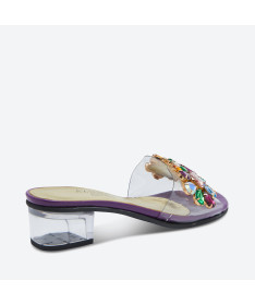 MULE MOFI pour femme - Azurée - Made in France