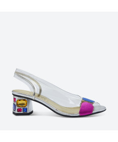 SANDALE MUDA pour femme - Azurée - Made in France
