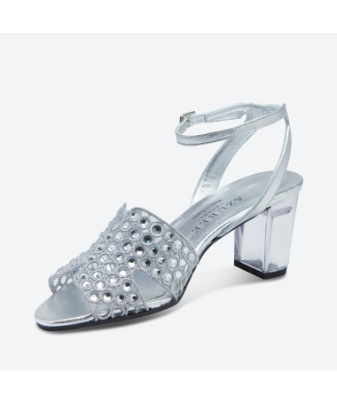 SANDALE MAVAL pour femme - Azurée - Made in France