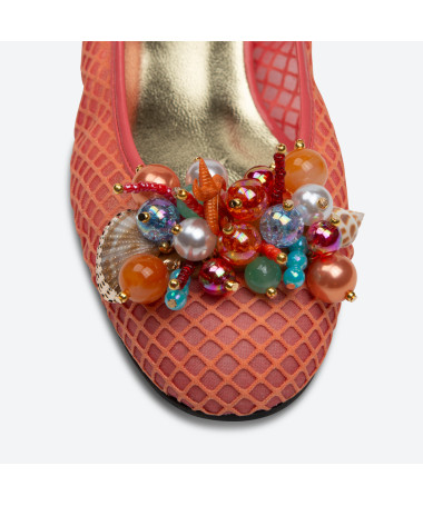 BALLERINE KOLIO pour femme - Azurée - Made in France