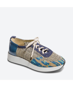 SNEAKER KERSUS pour femme - Azurée - Made in France