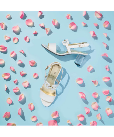 SANDALE MALAK pour femme - Azurée - Made in France