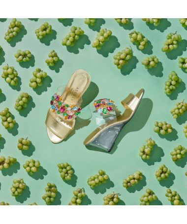 MULE MADAR pour femme - Azurée - Made in France
