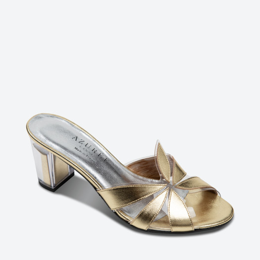 MULE MOBORO pour femme - Azurée - Made in France