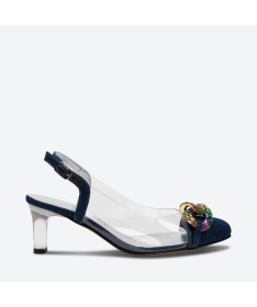 ESCARPIN LODOLI pour femme - Azurée - Made in France