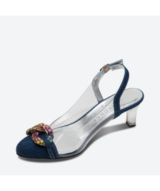 ESCARPIN LODOLI pour femme - Azurée - Made in France