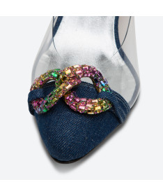 ESCARPIN LODOLI pour femme - Azurée - Made in France