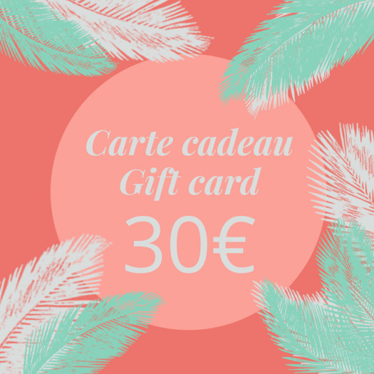 Gift card 30 - Azurée - Women's shoes made in France