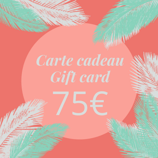 Gift card 75 - Azurée - Women's shoes made in France Gift card 75 - Azurée - Women's shoes made in France