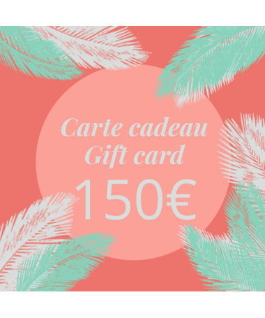 Carte cadeau 150 pour femme - Azurée - Made in France