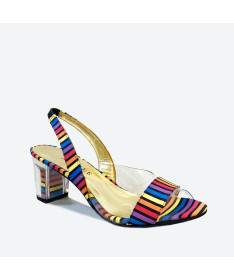 SANDALE MINA pour femme - Azurée - Made in France