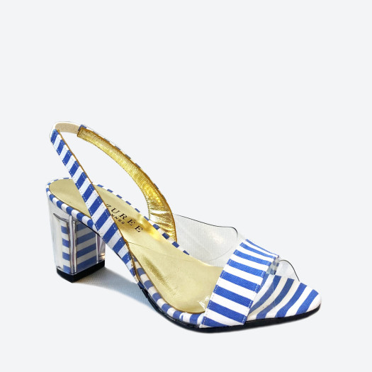 SANDALE MINA pour femme - Azurée - Made in France SANDALE MINA pour femme - Azurée - Made in France