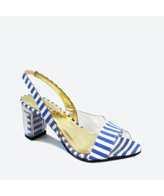 SANDALE MINA pour femme - Azurée - Made in France