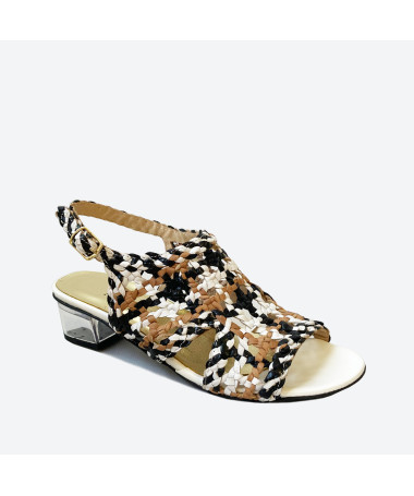 SANDALE DORIA pour femme - Azurée - Made in France