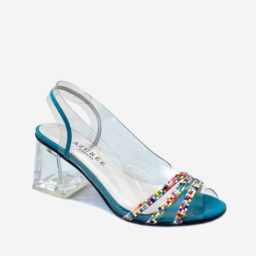 SANDALE MAPOLI pour femme - Azurée - Made in France SANDALE MAPOLI pour femme - Azurée - Made in France