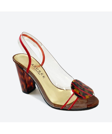 SANDALE MACAO pour femme - Azurée - Made in France