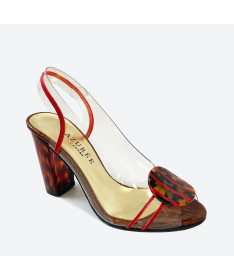 SANDALE MACAO pour femme - Azurée - Made in France