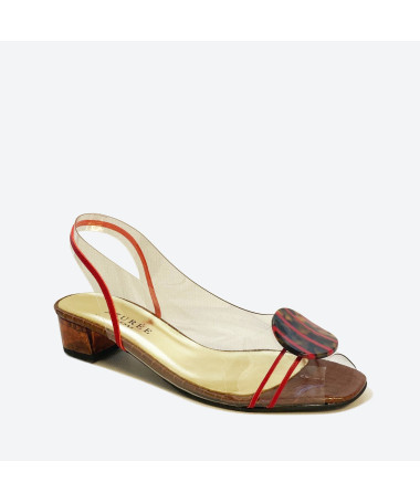 SANDALE MACAO pour femme - Azurée - Made in France