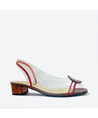 SANDALE MACAO pour femme - Azurée - Made in France