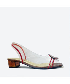 SANDALE MACAO pour femme - Azurée - Made in France