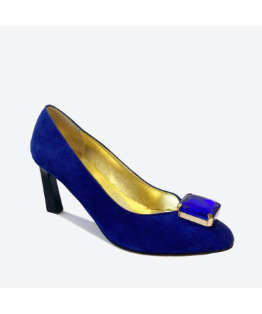 ESCARPIN RICHI pour femme - Azurée - Made in France