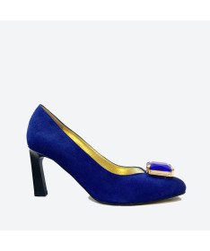ESCARPIN RICHI pour femme - Azurée - Made in France